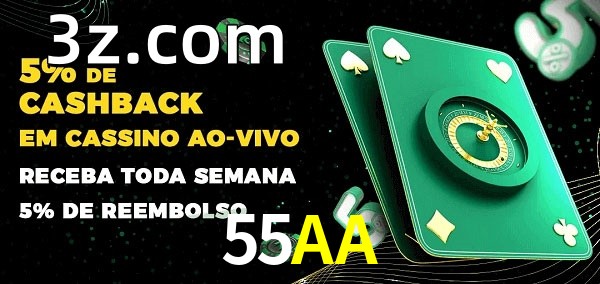 Promoções do cassino ao Vivo 55AA